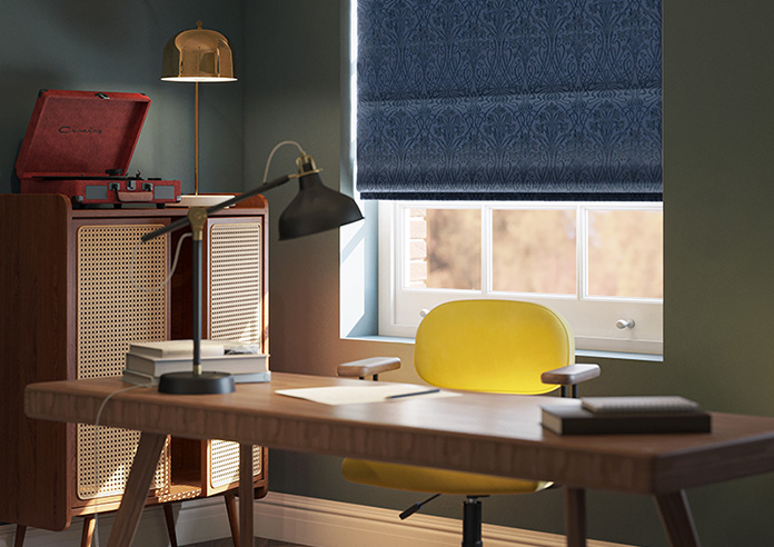 Tiverton, Indigo - Roman Blind - Image 5